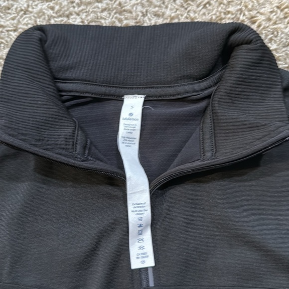 Lululemon 1/4 Quarter Half Zip Pullover Small Black - Picture 7 of 7